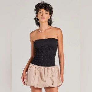 Windsor Black and Tan Cupcake dress size L